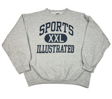 Vintage 90s Y2K Sports Illustrated Sweatshirt crewneck Size XL MADE IN USA