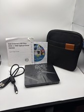 Dell DW316 Slim USB External DVD RW CD Drive for Laptop PC Travel Case Tested  