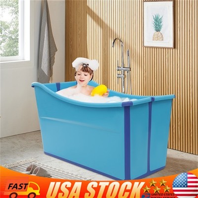 【Large】Bath Bucket Adult Folding Foldable Bathtub Barrel SPA Household Family