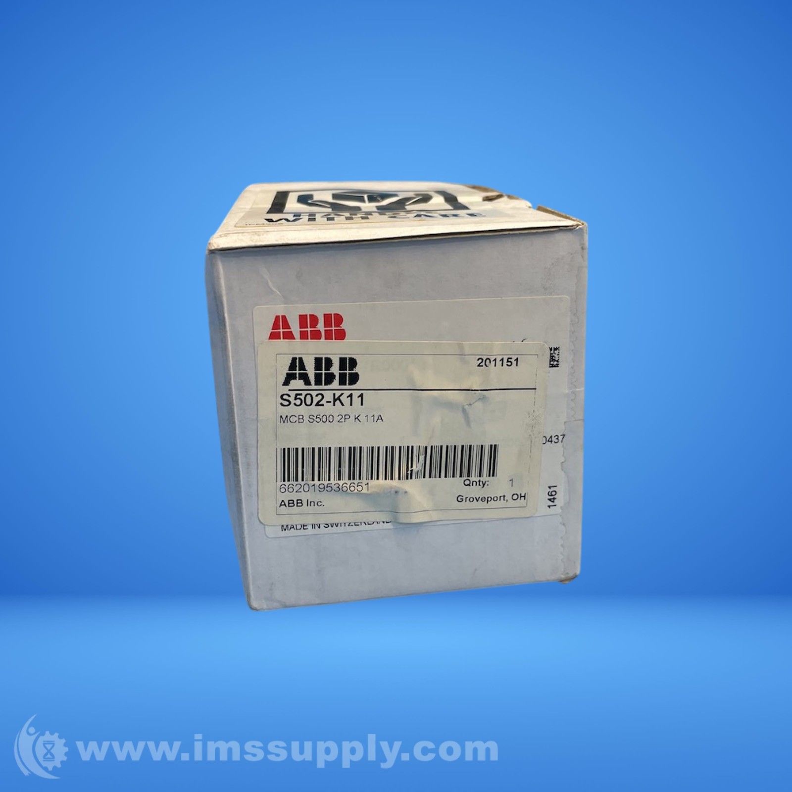 ABB S502-K11 Miniature Circuit Breaker FNOB