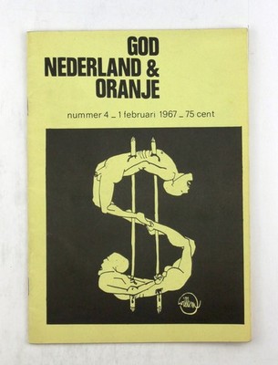 God Nederland & Oranje #4 _1 Feb 1967 Anarchist Zine - Various GNO Paperback Boo