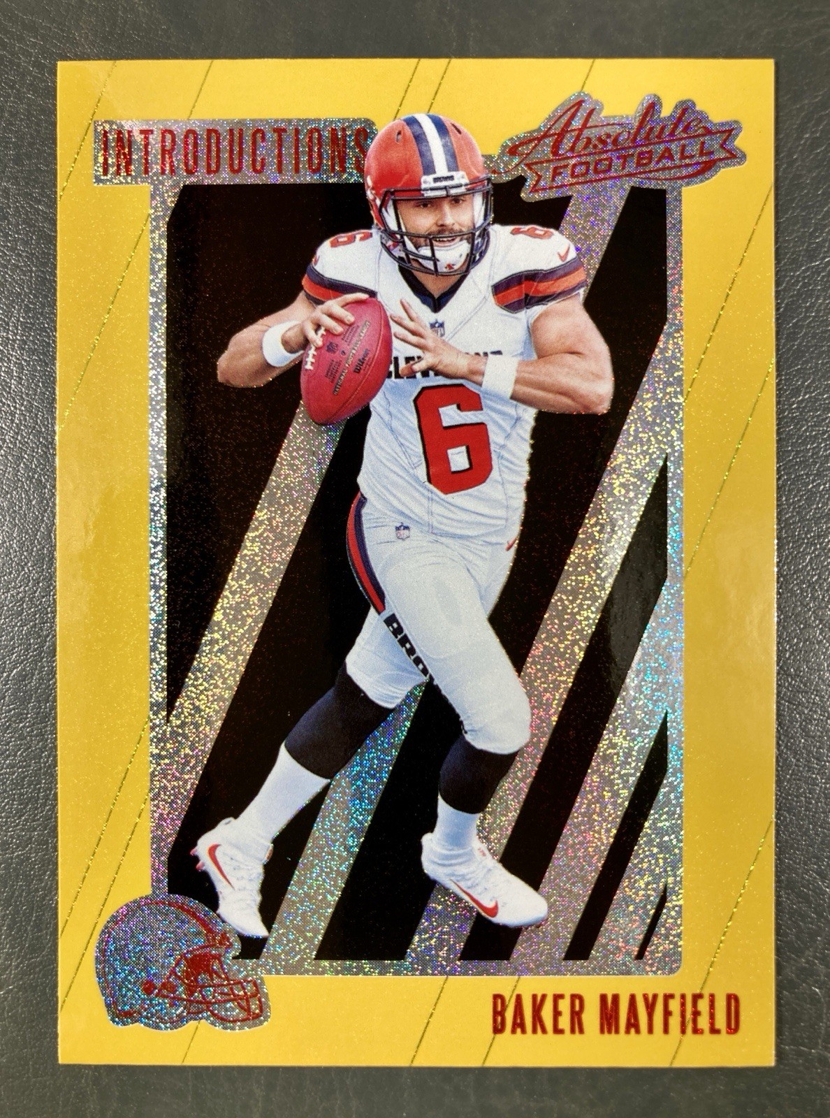 Baker Mayfield 2018 Panini Absolute Introductions RC Spectrum GOLD ROOKIE 🔥💎