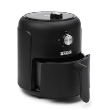 Haden Small Air Fryer - 2.6L 1000W for Fast 2.6 liters (Compact), Black 