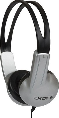 Silver Over Ear Headphones Wired Binaural 100Hz to 20kHz Sensitivity 98dB