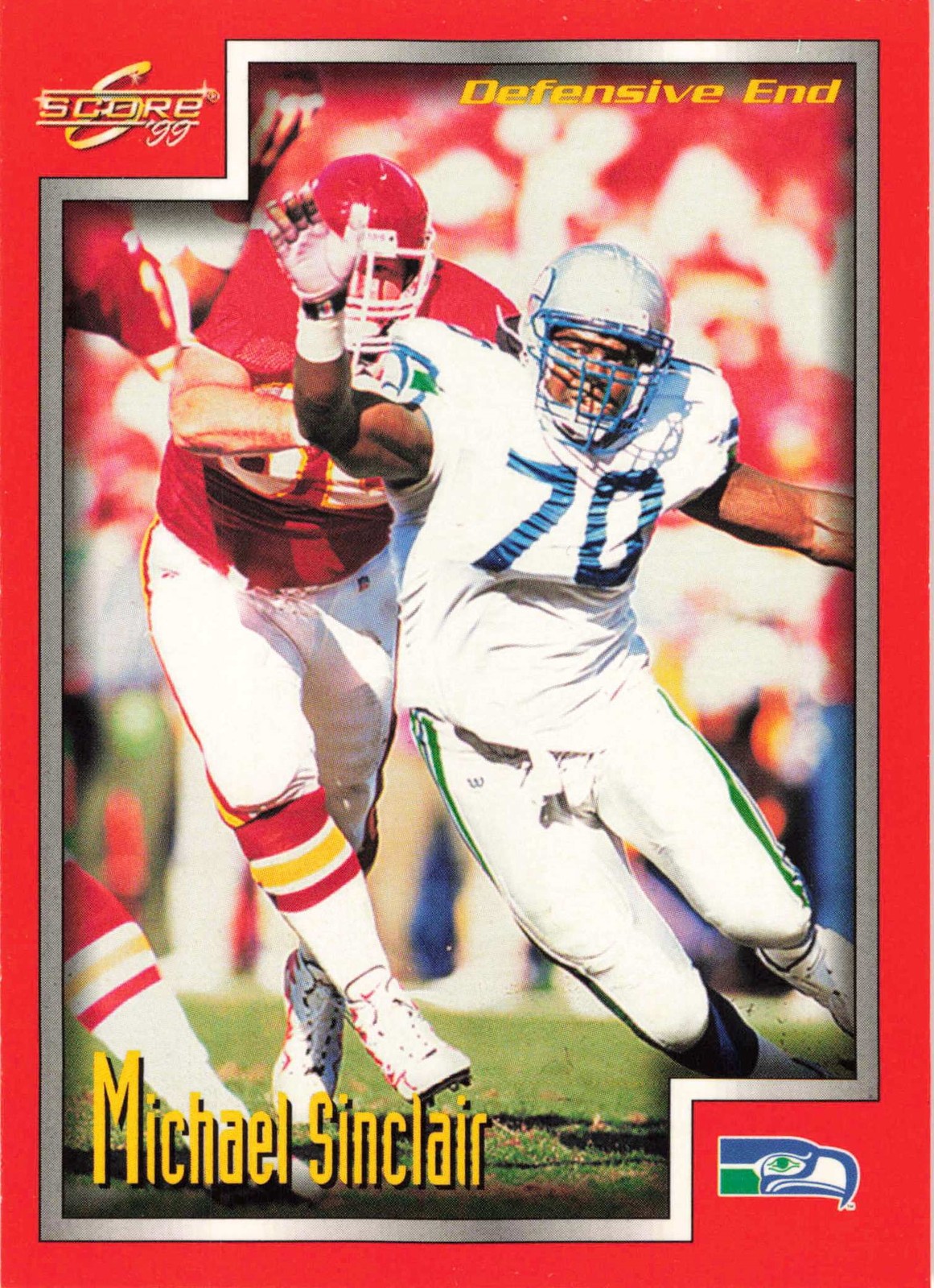 Michael Sinclair 1999 Score #212 Seattle Seahawks