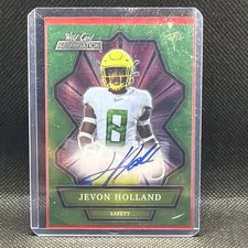 2021 Wild Card Alumination Auto Green 50/75 Jevon Holland Auto 7l6