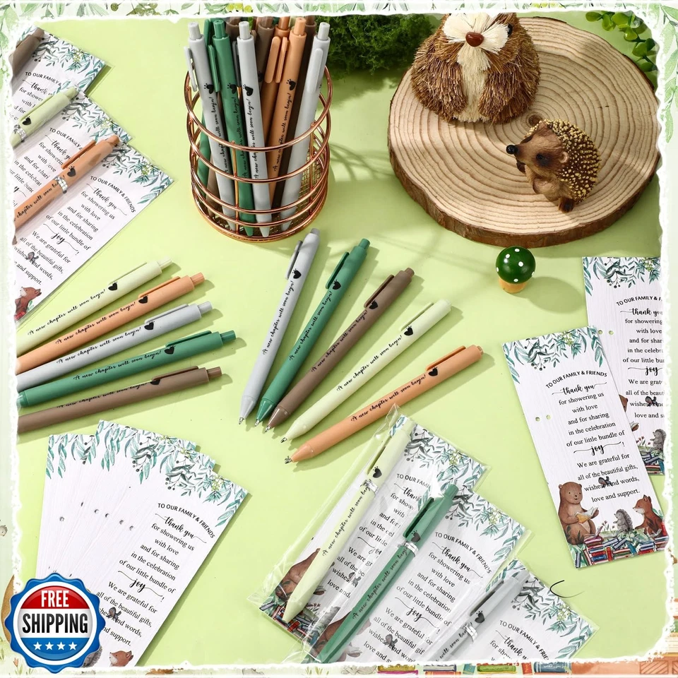 Engrowtic 50 Set Un Nuevo Capítulo Pronto Comenzará Baby Shower Regalos Plumas para Gue Foto 4 de 4