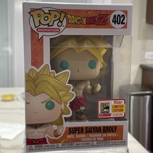 Funko Pop Anime Dragon Ball Z Super Saiyan Broly SDCC 2018 Official Sticker 402