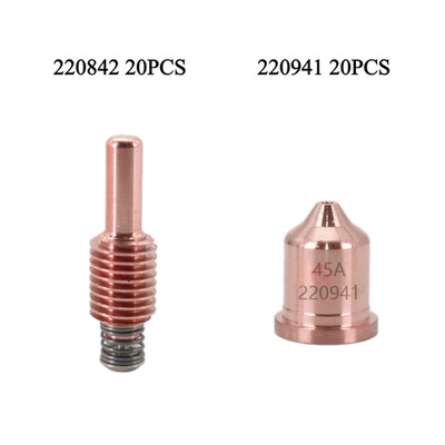 Laser Welding Tips Electrodes 220842 (20 Pcs) + Plasma Nozzles 220941 (20 Pcs)