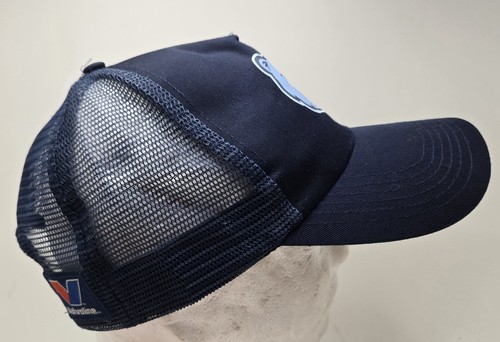 Memphis Grizzlies BDA Sports Snapback Hat Unisex Navy Blue Mesh - Picture 10 of 15