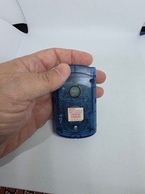 Sega Dreamcast Visual Memory Unit VMU (Blue) W/ Cap Read Free Shipping