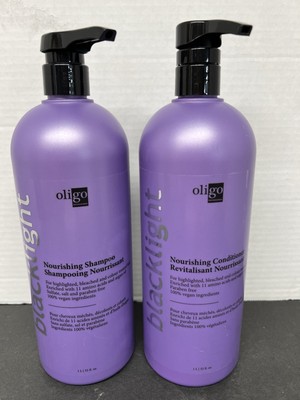 NEW Oligo Blacklight Nourishing Shampoo & Conditioner Duo Set 32 oz. LITER size