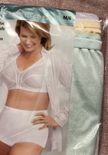 Underscore Nylon Briefs Panties Size 9 xxl Pack of 3 Granny Panties Vintage New