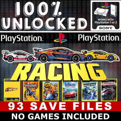 Arcade Racing PS2 PlayStation 2 Memory Card 100% Unlocked