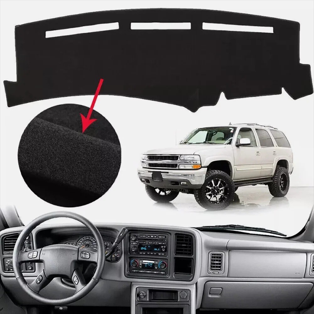 Dash Cover Mat for Chevy Silverado 1500/2500 & Tahoe 2001-2006 | Non-Slip