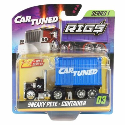 CarTuned Black Sneaky Pete with Blue Stackable Container RIGS Series 1 595359