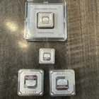 2 Geiger 20 Grams .999 Fine Silver Bar * As Shown and two 5 gram