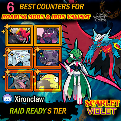 7-Star Roaring Moon & Iron Valiant Tera Raid Counters Pokémon Scarlet Violet 
