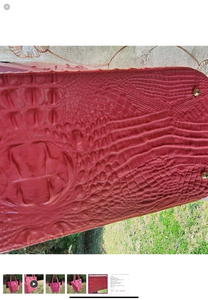 Brahmin Ezra Paradise rosa nuevo sin etiquetas Foto 4 de 4