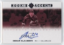 2023 Upper Deck Ultimate Collection 2023-24 Update /65 Oskar Olausson Auto 12l5