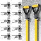 Metallhalter 10er Set für effiziente Aufbewahrungslösungen für Gartengeräte