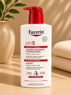Eucerin pH5 Beruhigende & Schutzlotion - Trockene und empfindliche Haut - 400 ml