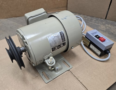 #ad E Z M 22 Induction Motor 1 3 HP 220V 1.5A at 50Hz 1.3A at 60Hz 1720RPM $80.00