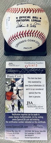 VINTAGE CIRCA '93 CHIPPER JONES JSA AUTHENTICATE SIGNED NATIONAL LEAGUE BASEBALL - Picture 3 of 5