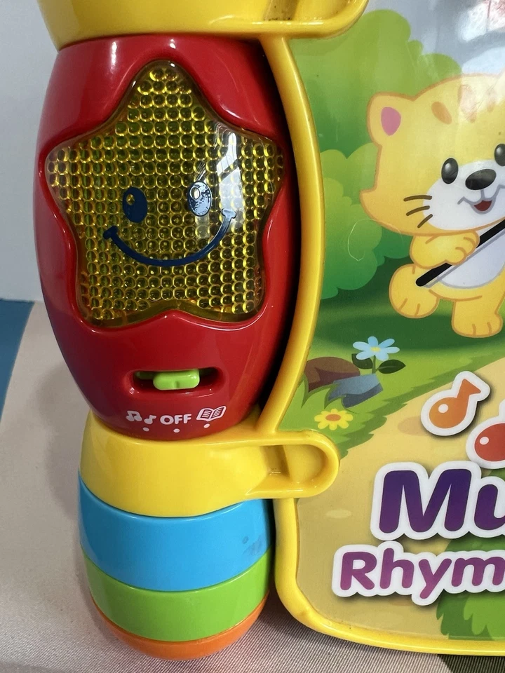 VTech Musical Rhymes Book Baby & Toddler Toy Educational Learning Red 6-36 Month - Image 2 of 4
