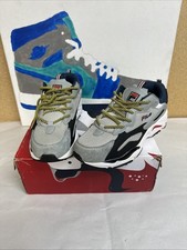 Fila Sneakers Grey Black Ray Tracer Low Top 3RM00588-051 Men's Size 7