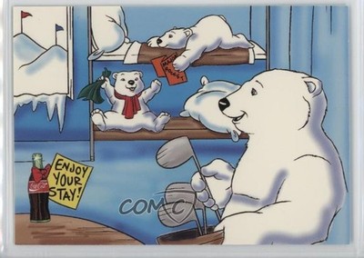 1996 The Coca-Cola Polar Bears South Pole Vacation All Checked-In #9 0t2