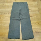 Burberry Dress Trousers Mens W30 L30 Grey Wool Flannel Vintage Formal Spain