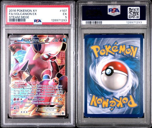 Volcanion-EX graded PSA 5 for sale on eBay