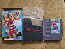 Super Mario Bros 2 Nintendo NES Game with Box No Manual