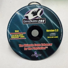 Gameshark CDX Playstation Version 3.3 Cheat Code Disc Only Tested Working 1999