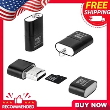 [3 Pack] Card Reader for Android,Micro SD Card to USB Adapter, TF Card Reader wi