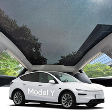 Tesla Model Y Juniper 2025-2026 Breathable Mesh Glass Roof Sunshade