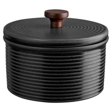 ASA Selection KITCHEN'ART Vorratsdose mit Deckel Steinzeug Schwarz 400 ml