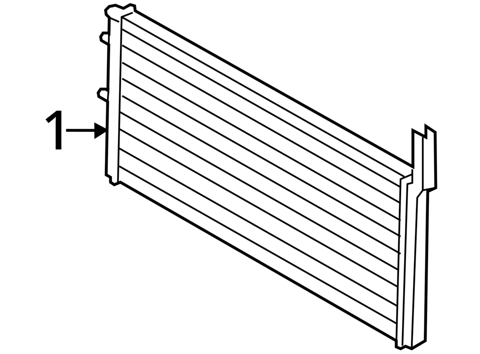 Radiador principal delantero para BMW 550i GT 757856 10-17 Foto 4 de 4