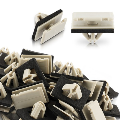 #ad 68172491AA Plastic Rivet Accessories Bumper Clip Fastener Set Universal Fit 9mm $10.99