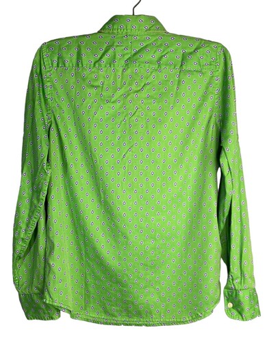 Small S 0 2 4 6 Ralph Lauren Popover 100% Cotton Preppy Pink Green Blue Shirt XS - Picture 3 of 10