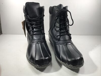 Weatherproof Vintage Men's Adam Duck Boots Black Size SKU