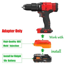  Adapter Fits Ridgid 18V  Battery To Power for Craftsman New 20V V-20 Type Tools