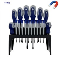 Schraubendreher Set 18 Tlg. Cv-Stahl Schraubenzieher Kreuz Schlitz Torx Magnet