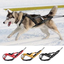 Dog Weight Pulling Harness X Back Reflective Sledding Training Vest Soft Padded