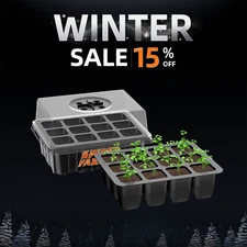 Spider Farmer Seed Starting Trays Seed Starting Kit Plant Growing Trays 4 Packs