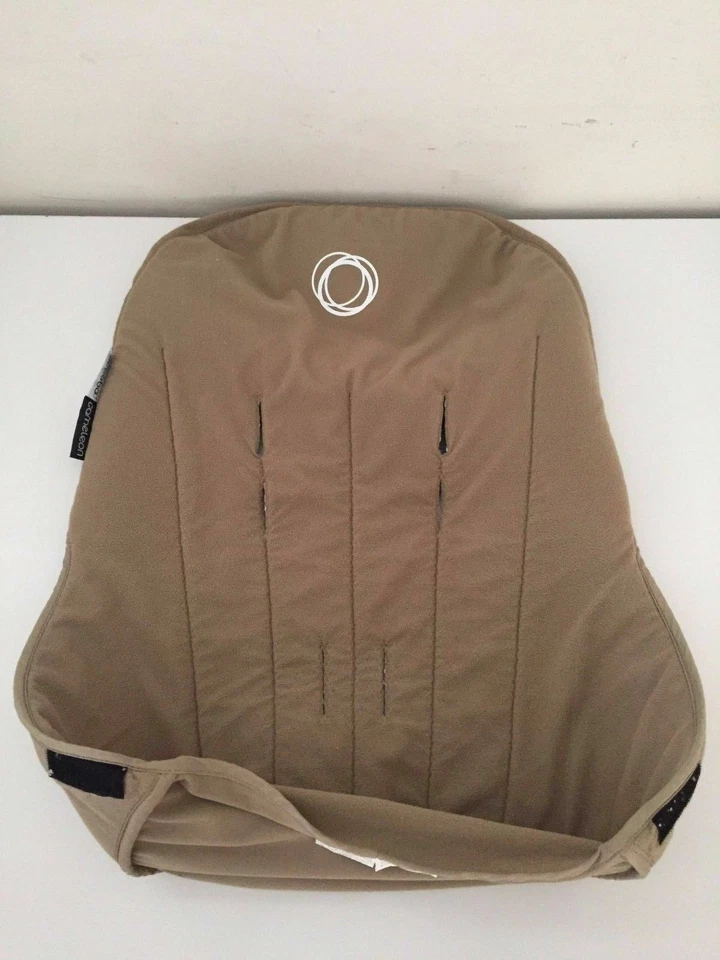 Cochecito Bugaboo Cameleon tela polar forro de asiento para niños pequeños cubierta de arena tostada rana Foto 2 de 2