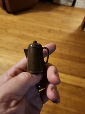 Vintage Coffee Pot Brown for your Marx Johnny West Jane action figures 60s