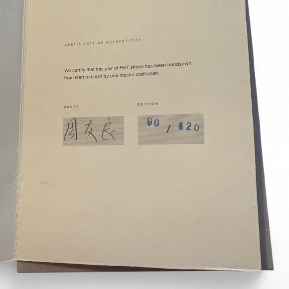Zapatilla Feit Gamuza Lana 90 de 120 Hecha a Mano Unisex Talla 44 (US 11) Foto 4 de 4