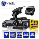 Best Dashcam 4K 360 view WiFi 4 x Channel Front Rear Cam Dash camera 256GB